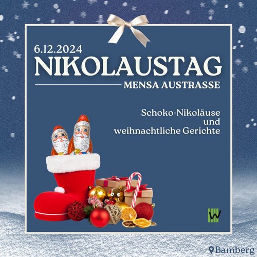 Ho, ho, ho, der Nikolaus lugt schon um die Ecke. Am Freitag ist es dann so weit: der Nikolaustag steht an. Unsere Mensa...